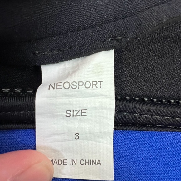 NeoSport Kids Unisex Zip Up Short Wetsuit Size 3 Toddler - Picture 5 of 6